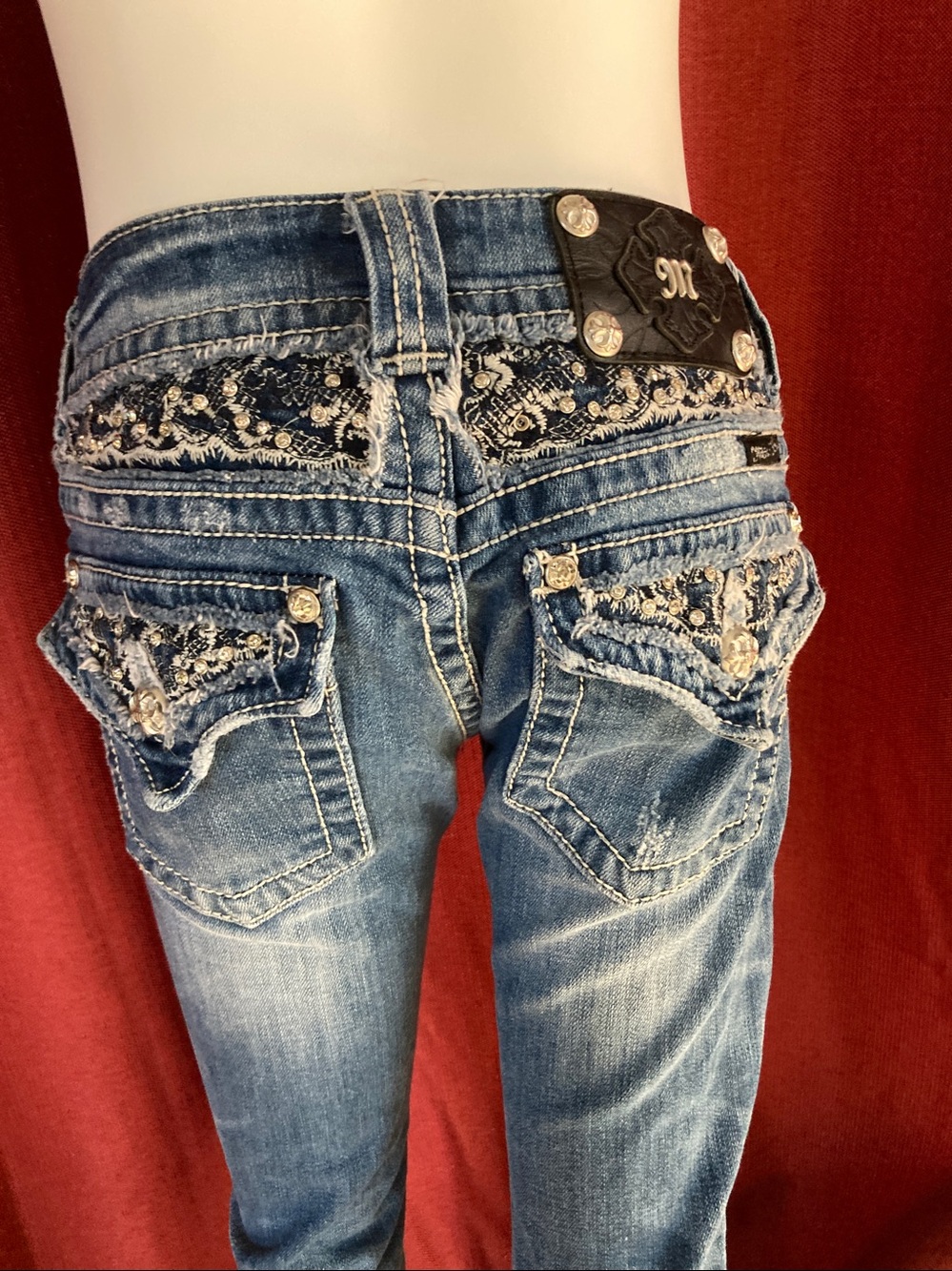 Miss Me jeans, size 25, inseam 27.5”, boot cut